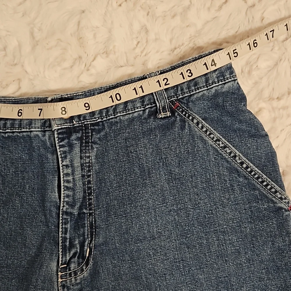 GAP carpenter style faded denim shorts size 6 EUC - Picture 5 of 9